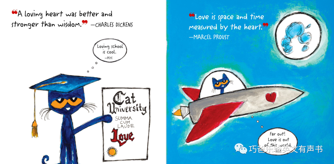 Pete the Cat's Groovy Guide to Love by James Dean高清绘本内页5-巧爸乐爸-绘本推荐