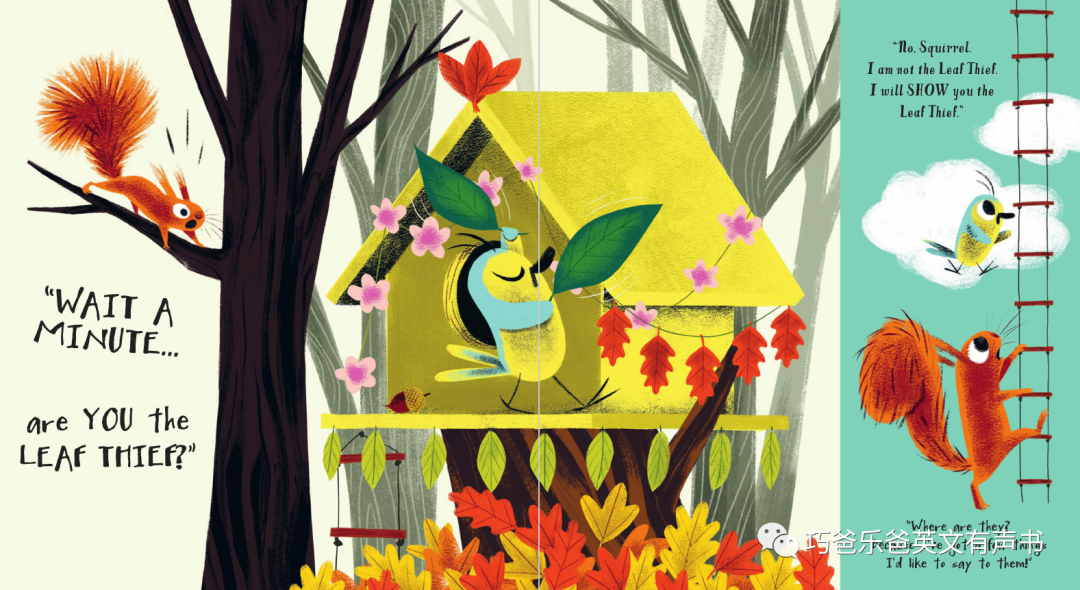 偷叶子的小贼 The Leaf Thief by Alice Hemming高清绘本内页13-巧爸乐爸-绘本推荐