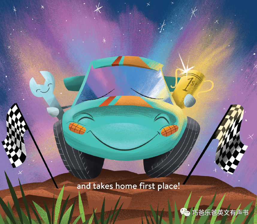 Race Car Dreams By Sharon Chriscoe高清绘本内页19-巧爸乐爸-绘本推荐