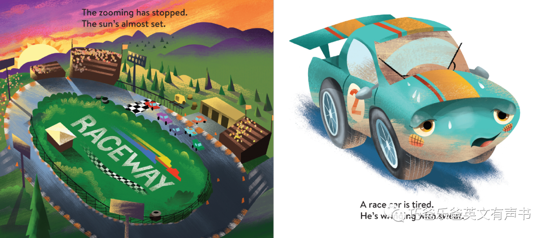 Race Car Dreams By Sharon Chriscoe高清绘本内页5-巧爸乐爸-绘本推荐