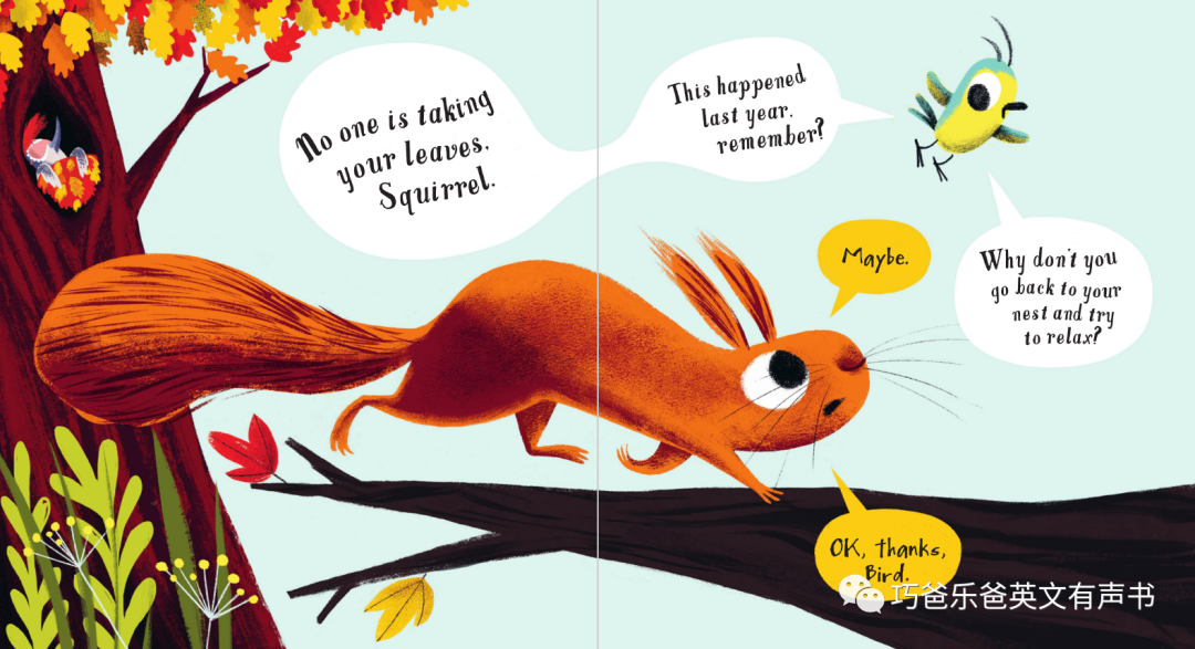 偷叶子的小贼 The Leaf Thief by Alice Hemming高清绘本内页10-巧爸乐爸-绘本推荐