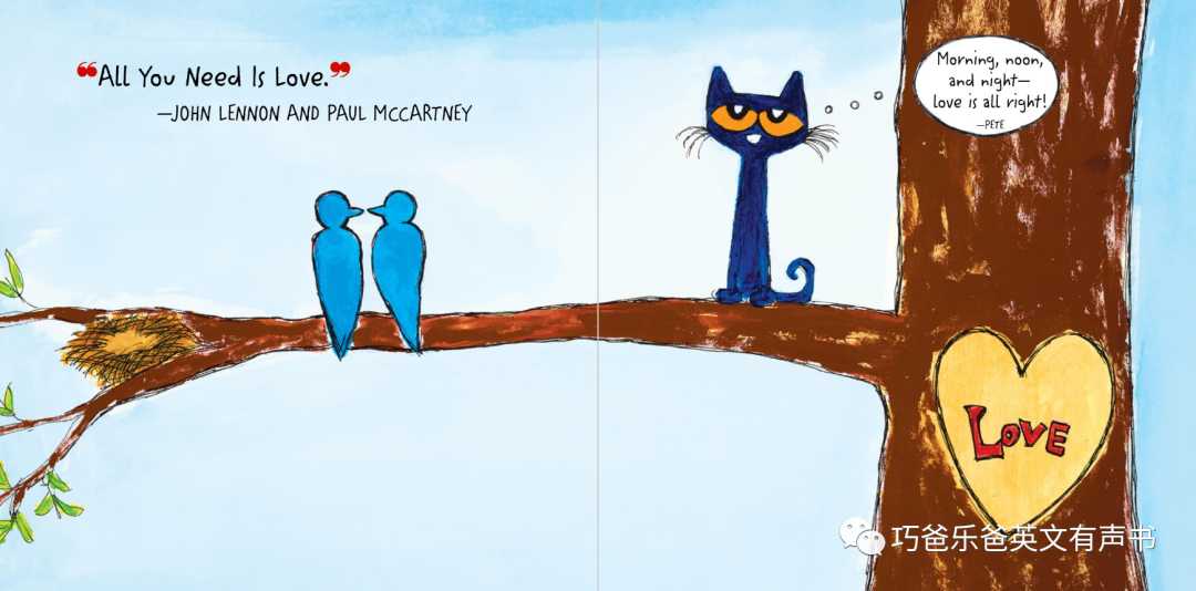Pete the Cat's Groovy Guide to Love by James Dean高清绘本内页12-巧爸乐爸-绘本推荐