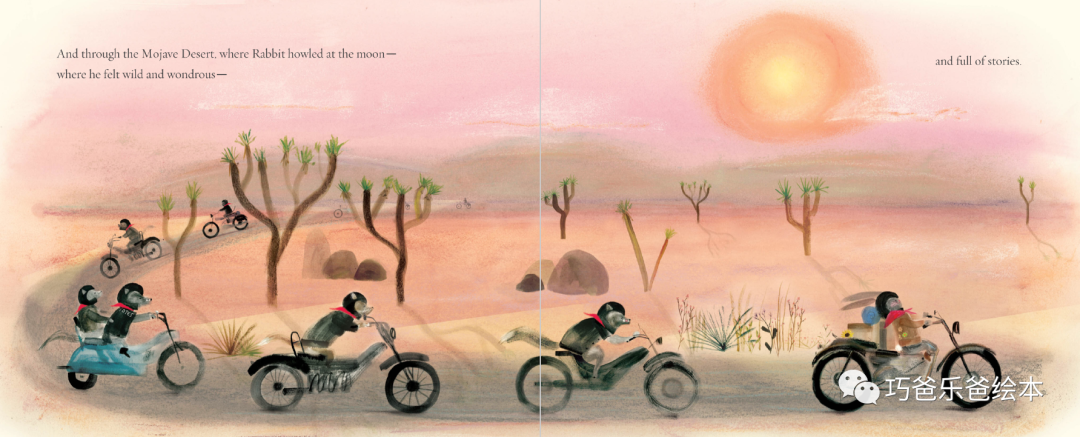 Rabbit and the Motorbike by Sarah Jacoby高清绘本内页19-巧爸乐爸-绘本推荐