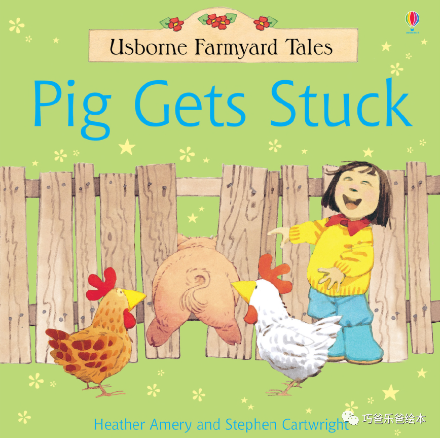 Pig Gets Stuck Usborne Farmyard Tales by Heather Amery高清绘本内页2-巧爸乐爸-绘本推荐 Pig Gets Stuck Usborne Farmyard Tales by Heather Amery高清绘本内页2-巧爸乐爸-绘本推荐
