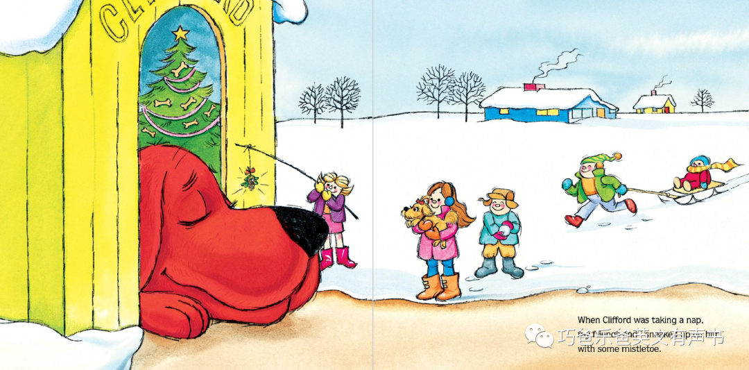 Clifford's Christmas By Norman Bridwell高清绘本内页11-巧爸乐爸-绘本推荐