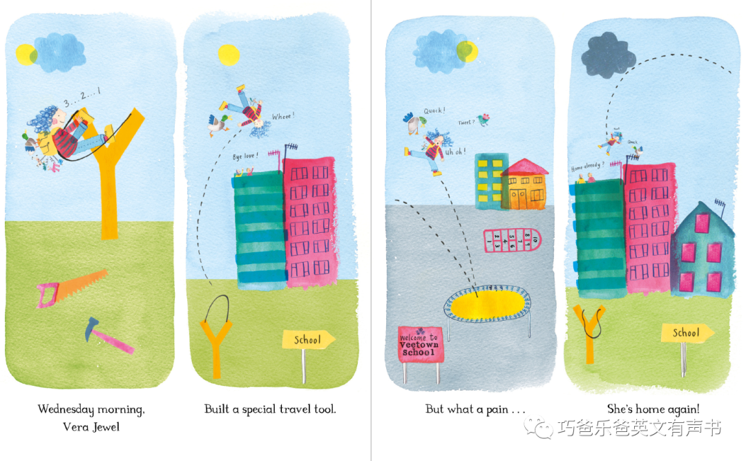 Vera Jewel is Late for School By Nicola Kent高清绘本内页7-巧爸乐爸-绘本推荐