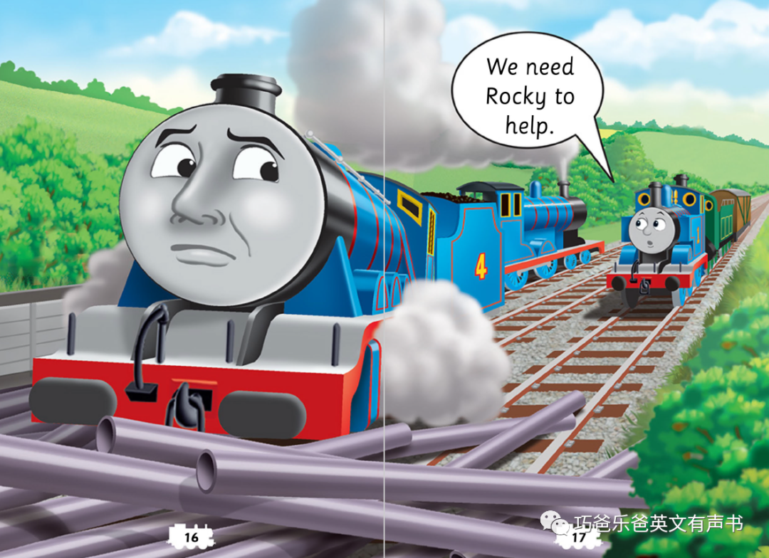 托马斯Thomas and Friends系列  The Big Job高清绘本内页11-巧爸乐爸-绘本推荐