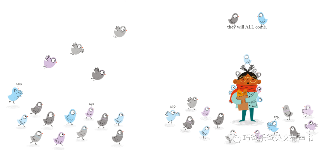 不要喂鸽子Don't Feed the Coos by Jonathan Stutzman高清绘本内页9-巧爸乐爸-绘本推荐
