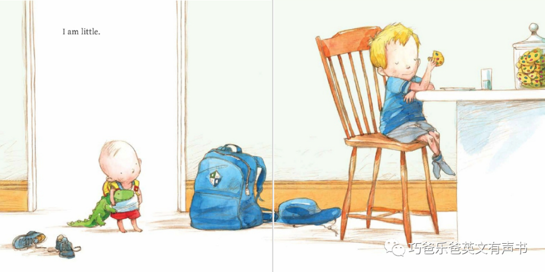 我想长大Little Big by Jonathan Bentley高清绘本内页1-巧爸乐爸-绘本推荐