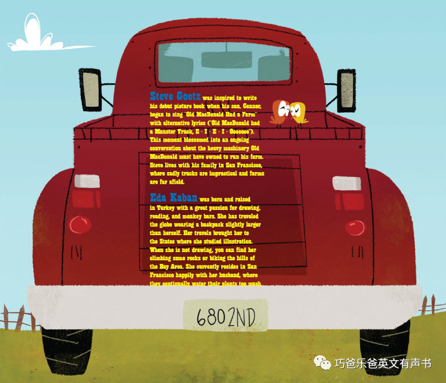 老麦克唐纳有一辆卡车  Old MacDonald had a Truck by Steve Goetz高清绘本内页1-巧爸乐爸-绘本推荐