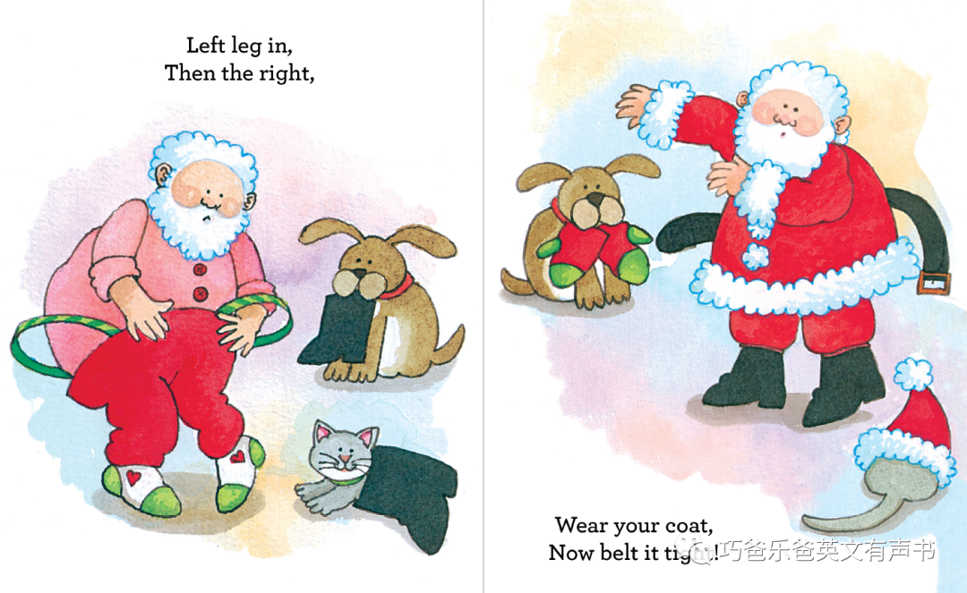 Hurry, Santa! By Tomie dePaola高清绘本内页7-巧爸乐爸-绘本推荐