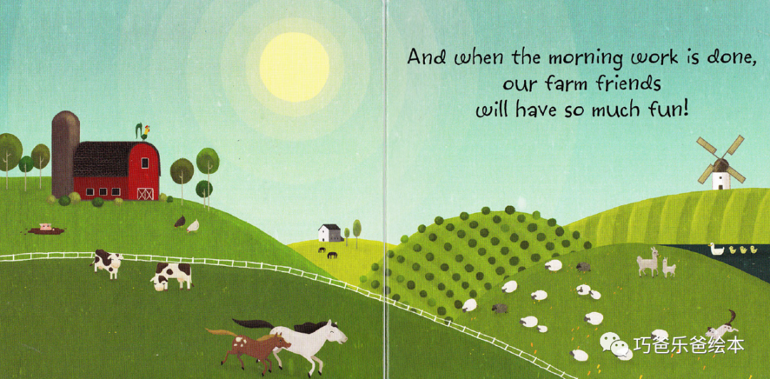 Good Morning,Farm Friends by Annie Bach高清绘本内页15-巧爸乐爸-绘本推荐