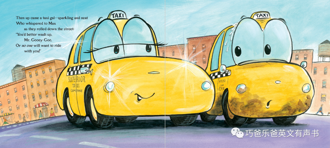 Maxi the Little Taxi By Elizabeth Upton高清绘本内页8-巧爸乐爸-绘本推荐