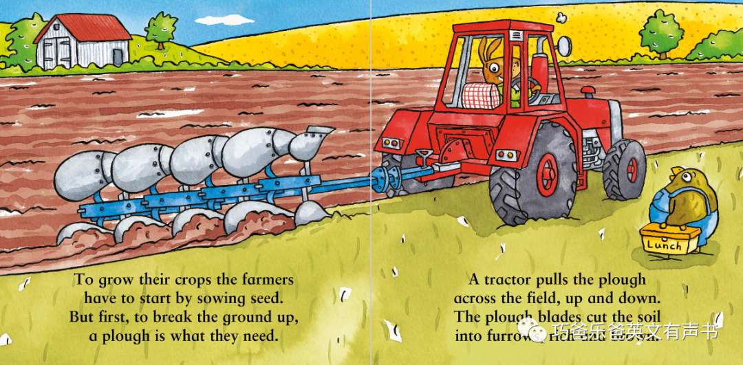 Tremendous Tractors Amazing Machines By Tony Mitton高清绘本内页8-巧爸乐爸-绘本推荐