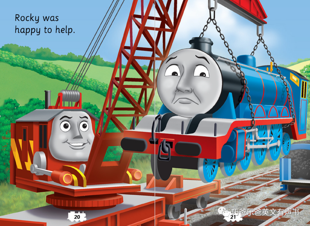 托马斯Thomas and Friends系列  The Big Job高清绘本内页13-巧爸乐爸-绘本推荐