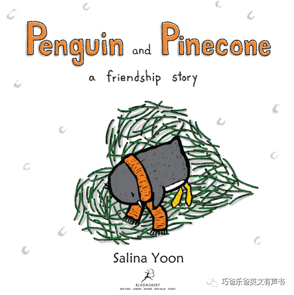 企鹅和松果 Penguin and Pinecone Penguin by Salina Yoon高清绘本内页2-巧爸乐爸-绘本推荐