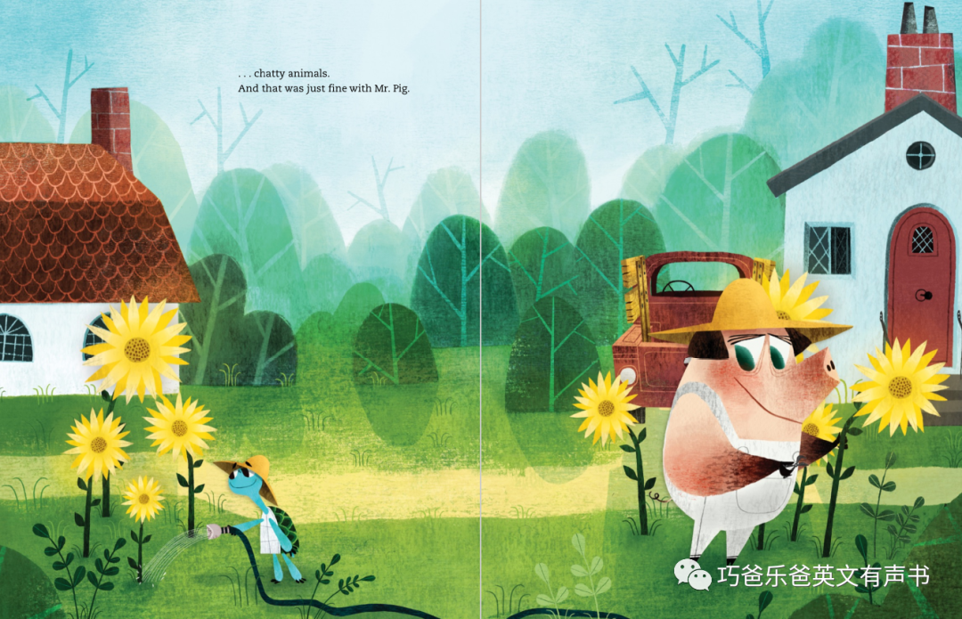 Mr. Pig's Big Wall by Glenn Hernandez高清绘本内页20-巧爸乐爸-绘本推荐