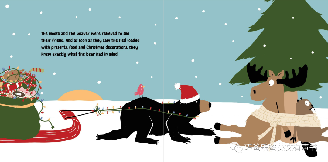 One Wild Christmas by Nicholas Oldland高清绘本内页15-巧爸乐爸-绘本推荐