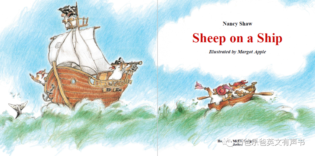 Sheep on a Ship by Nancy E. Shaw and Margot Apple高清绘本内页5-巧爸乐爸-绘本推荐