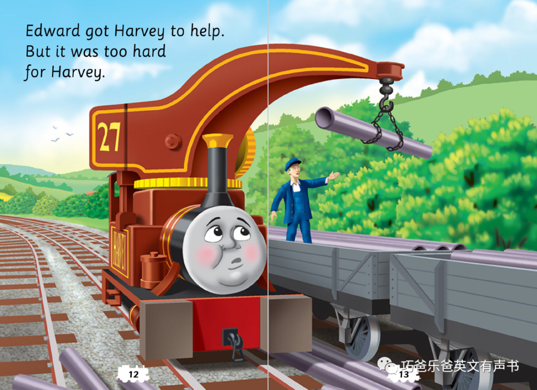 托马斯Thomas and Friends系列  The Big Job高清绘本内页9-巧爸乐爸-绘本推荐