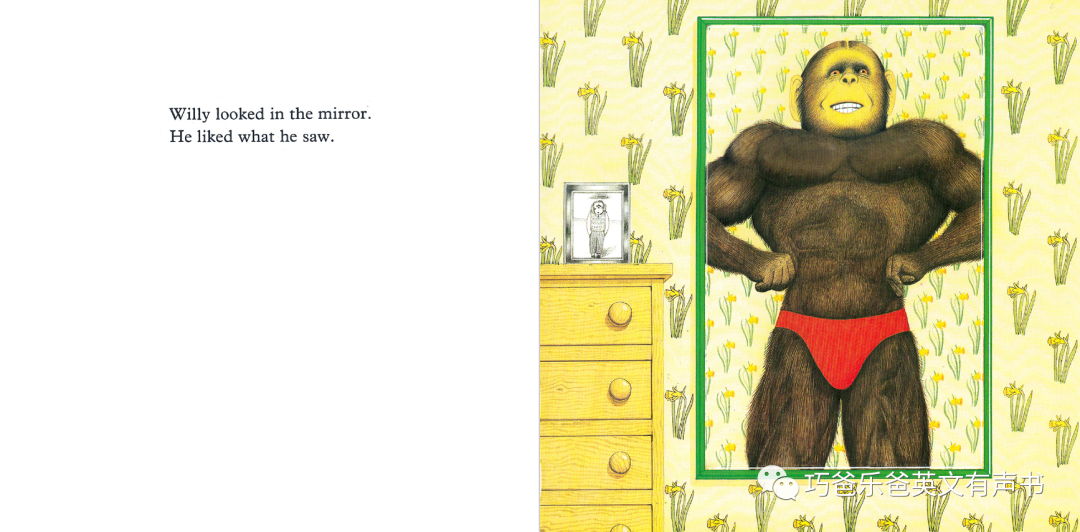 Willy the Wimp by  Anthony Browne高清绘本内页14-巧爸乐爸-绘本推荐
