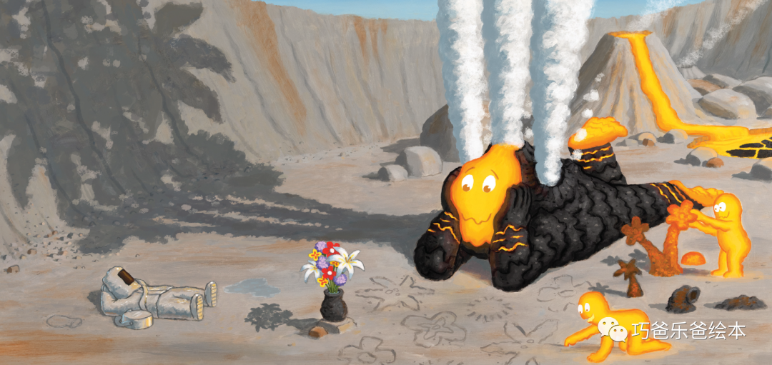 Field Trip to Volcano Island By John Hare高清绘本内页20-巧爸乐爸-绘本推荐