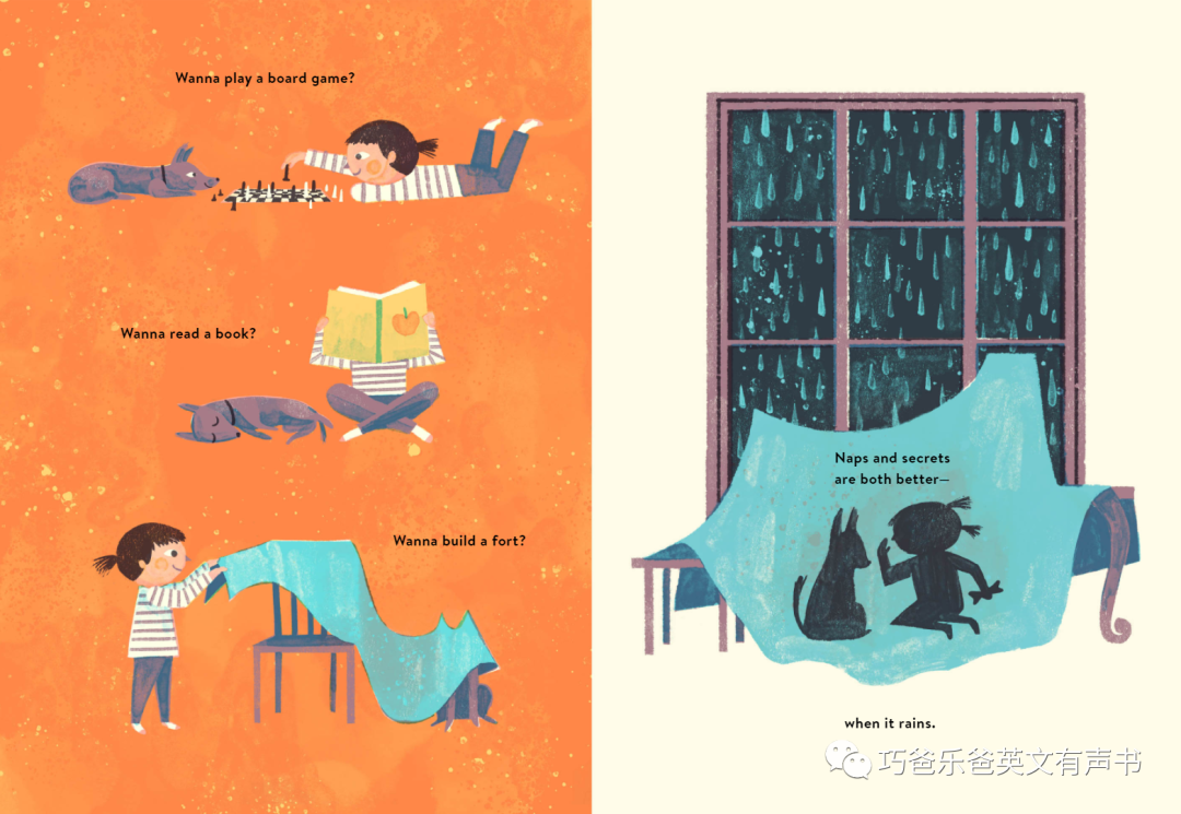 你好，雨天! Hello, Rain! By KYO MACLEAR高清绘本内页17-巧爸乐爸-绘本推荐