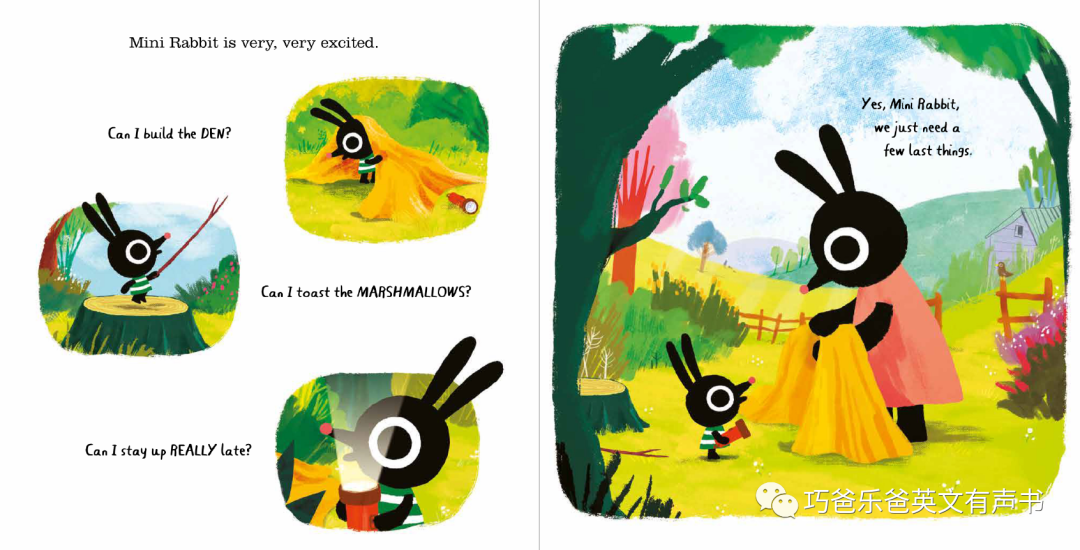 小兔子要回家 Mini Rabbit Come Home by John Bond高清绘本内页7-巧爸乐爸-绘本推荐