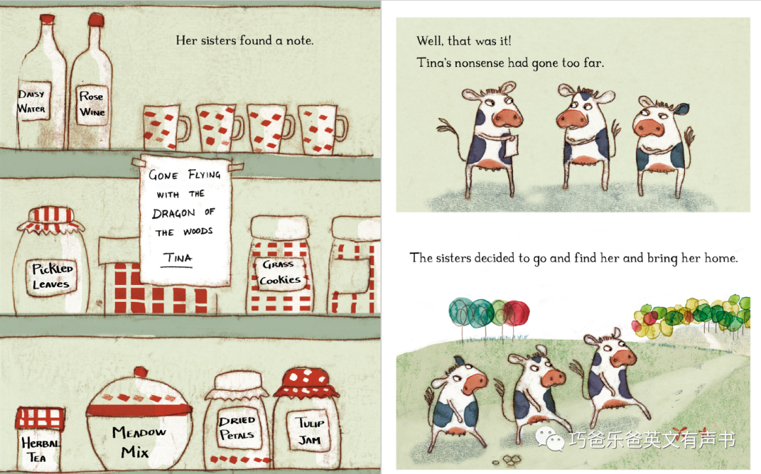 爱爬树的奶牛 The Cow Who Climbed a Tree By Gemma Merino高清绘本内页12-巧爸乐爸-绘本推荐