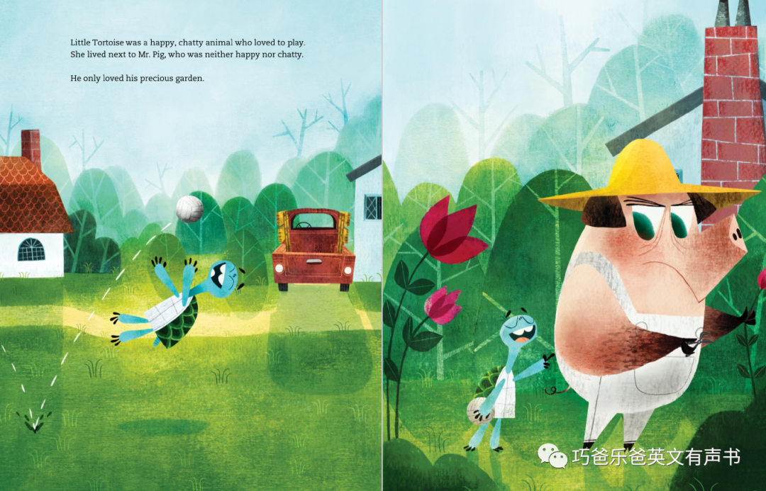 Mr. Pig's Big Wall by Glenn Hernandez高清绘本内页5-巧爸乐爸-绘本推荐