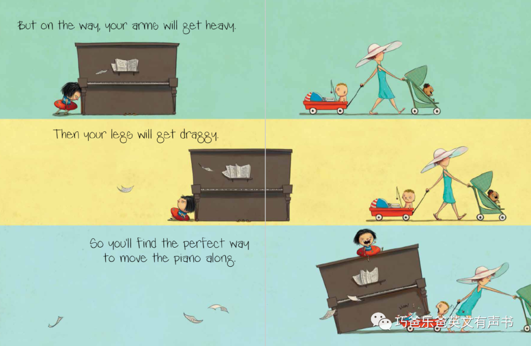 If You Ever Want To Bring A Piano To The Beach, Don't!高清绘本内页8-巧爸乐爸-绘本推荐