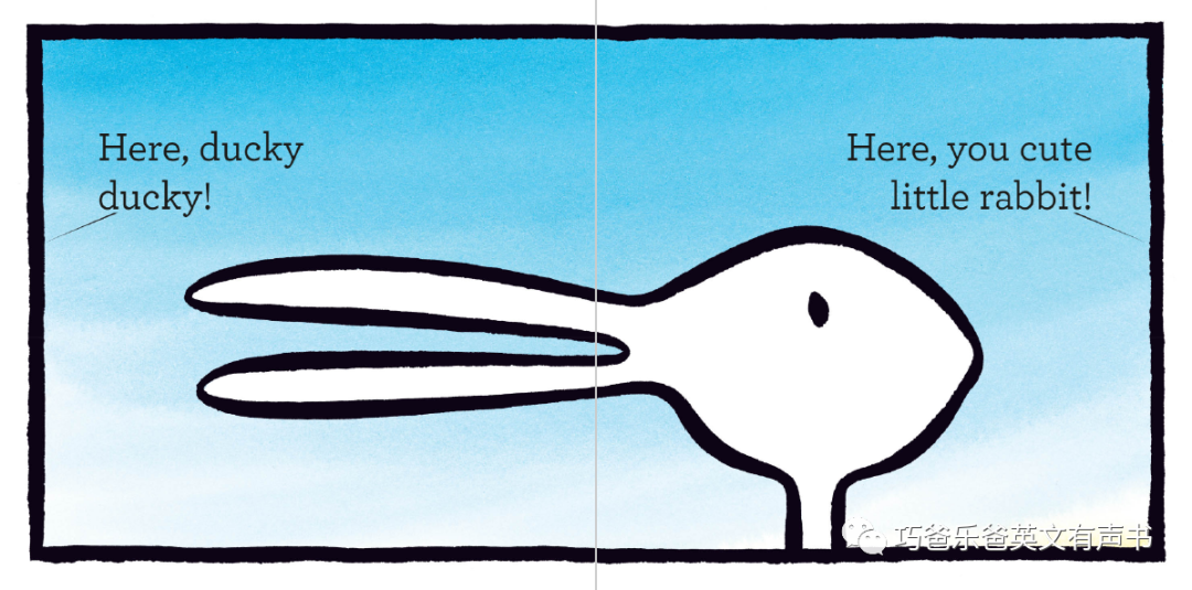 【原版有声书分享】Duck!Rabbit! by Amy Krouse Rosenthal高清绘本内页13-巧爸乐爸-绘本推荐