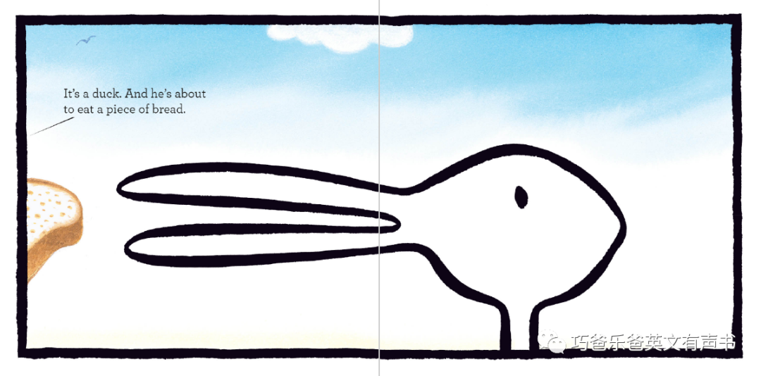 【原版有声书分享】Duck!Rabbit! by Amy Krouse Rosenthal高清绘本内页6-巧爸乐爸-绘本推荐
