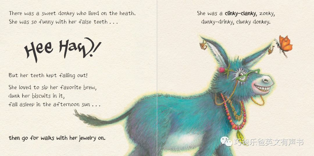憨笑的驴子奶奶 The Grinny Granny Donkey by Craig Smith高清绘本内页8-巧爸乐爸-绘本推荐