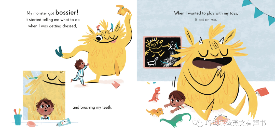 小怪兽和我 My Monster and Me by Nadiya Hussain高清绘本内页9-巧爸乐爸-绘本推荐