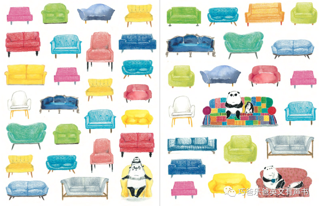 The Perfect Sofa by Fifi Kuo高清绘本内页16-巧爸乐爸-绘本推荐