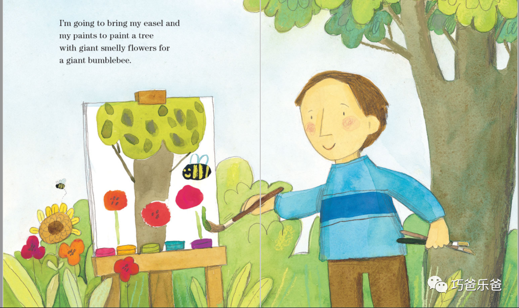准备去幼儿园咯Off to Kindergarten@@@Tony Johnston@Melissa Sweet高清绘本内页-巧爸乐爸-绘本推荐