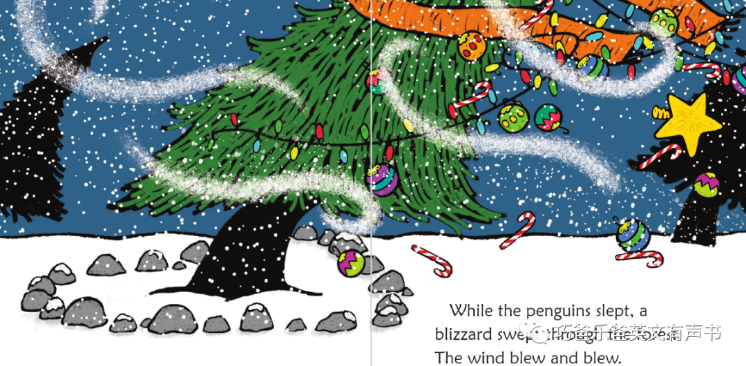 Penguin's Christmas Wish by Salina Yoon高清绘本内页10-巧爸乐爸-绘本推荐