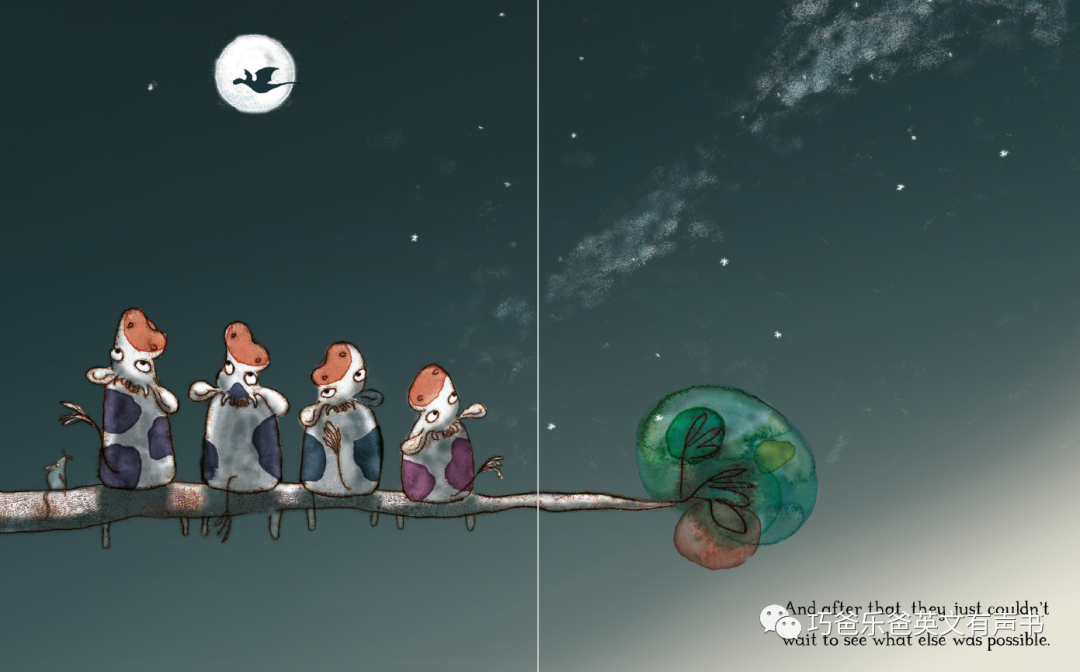 爱爬树的奶牛 The Cow Who Climbed a Tree By Gemma Merino高清绘本内页18-巧爸乐爸-绘本推荐