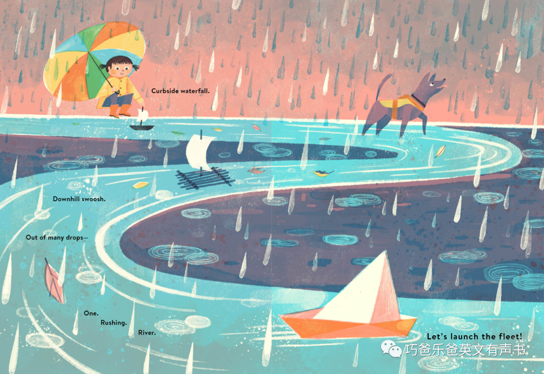 你好，雨天! Hello, Rain! By KYO MACLEAR高清绘本内页10-巧爸乐爸-绘本推荐