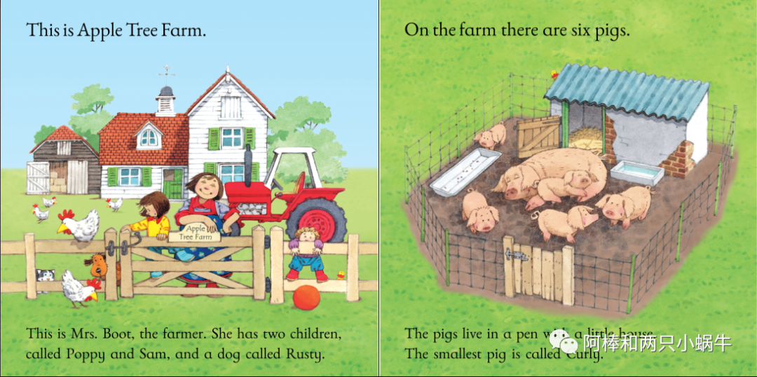 英国Usborne出品 农场故事Usborne Farmyard Tales高清绘本内页1-巧爸乐爸-绘本推荐