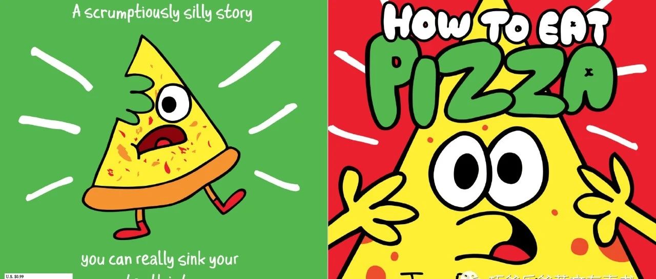如何吃披萨 How To Eat Pizza -Jon Burgerman绘本封面-缩略图-巧爸乐爸-绘本推荐