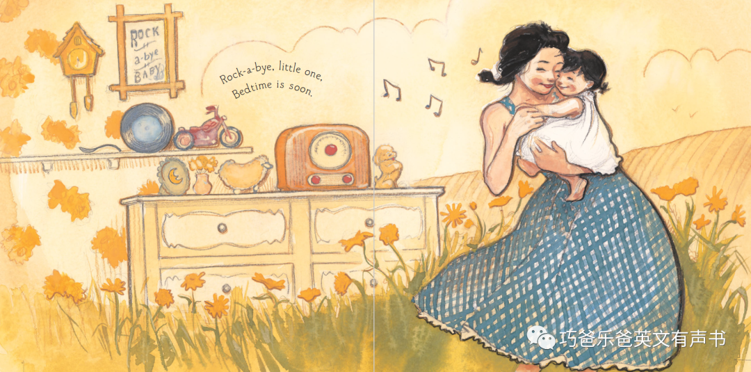 摇啊摇宝宝  Rock a bye Room by Susan Meyers高清绘本内页4-巧爸乐爸-绘本推荐