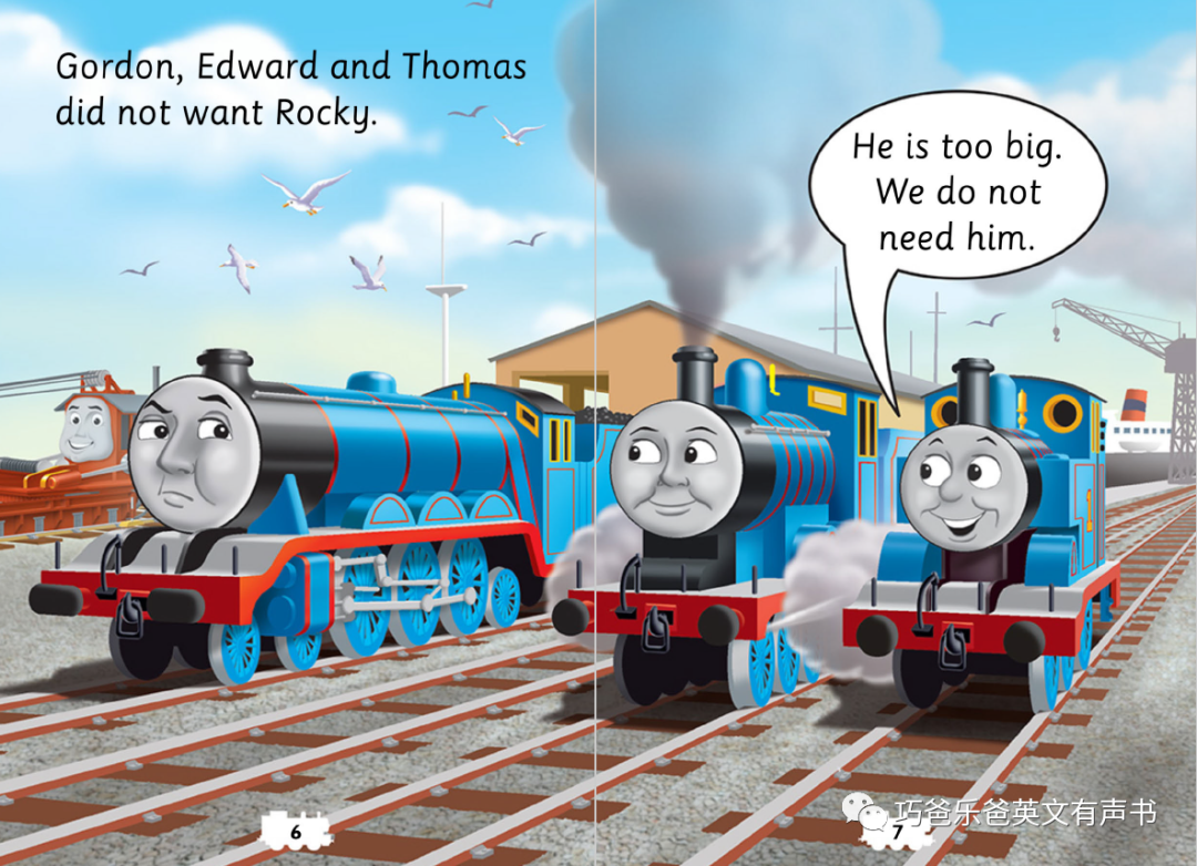 托马斯Thomas and Friends系列  The Big Job高清绘本内页6-巧爸乐爸-绘本推荐