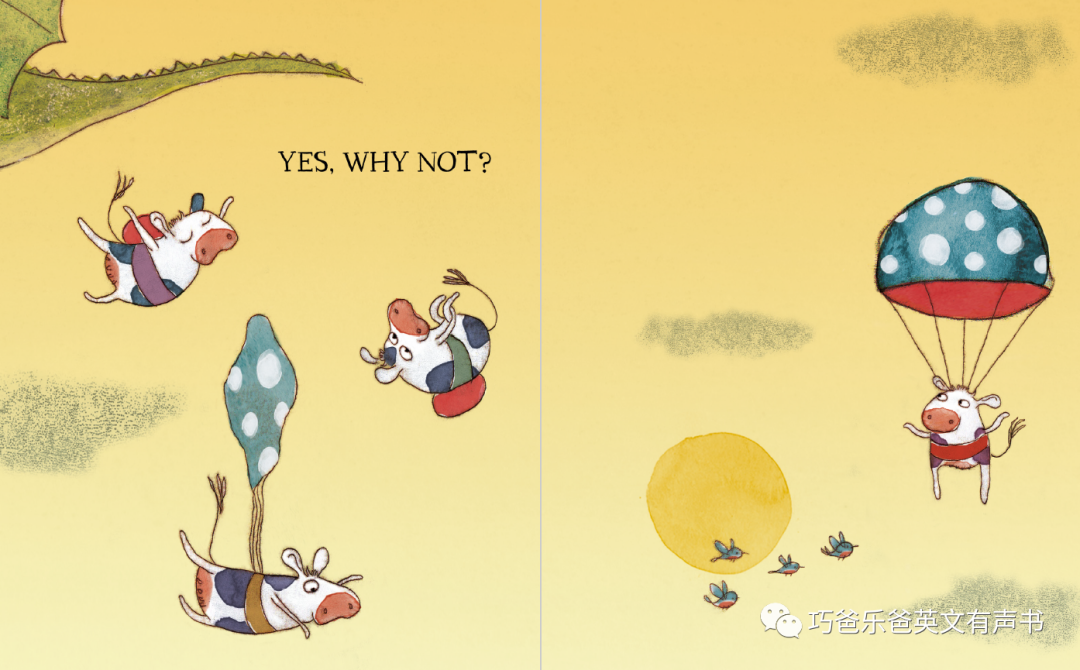 爱爬树的奶牛 The Cow Who Climbed a Tree By Gemma Merino高清绘本内页17-巧爸乐爸-绘本推荐