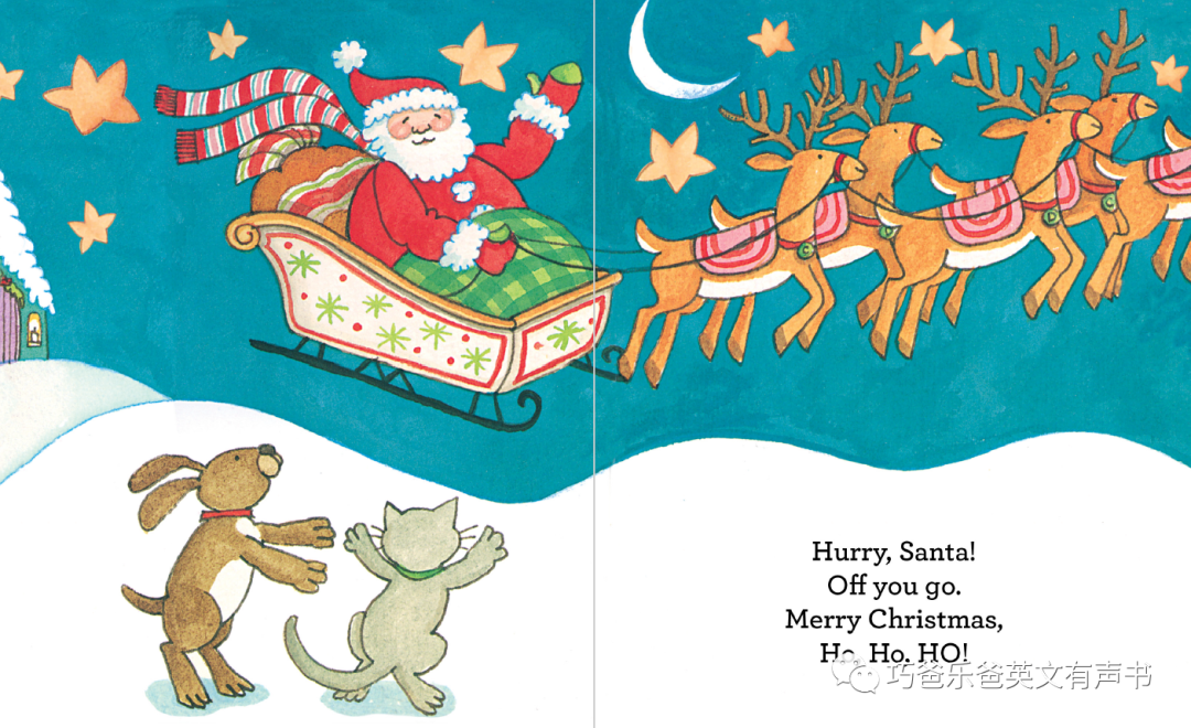 Hurry, Santa! By Tomie dePaola高清绘本内页11-巧爸乐爸-绘本推荐