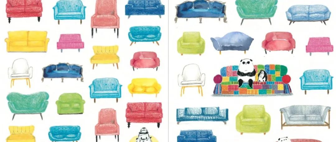 The Perfect Sofa by Fifi Kuo绘本封面-缩略图-巧爸乐爸-绘本推荐