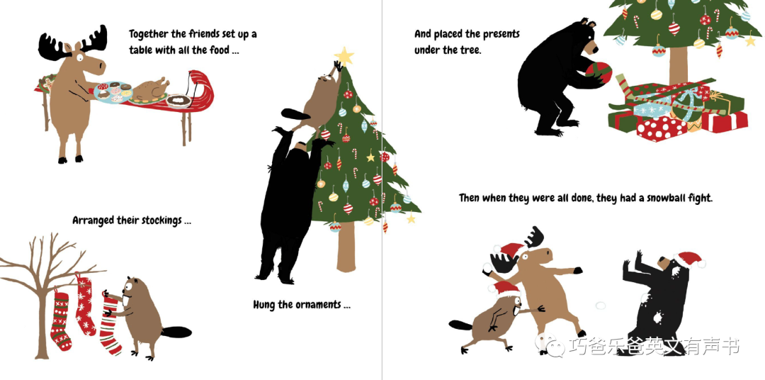 One Wild Christmas by Nicholas Oldland高清绘本内页16-巧爸乐爸-绘本推荐