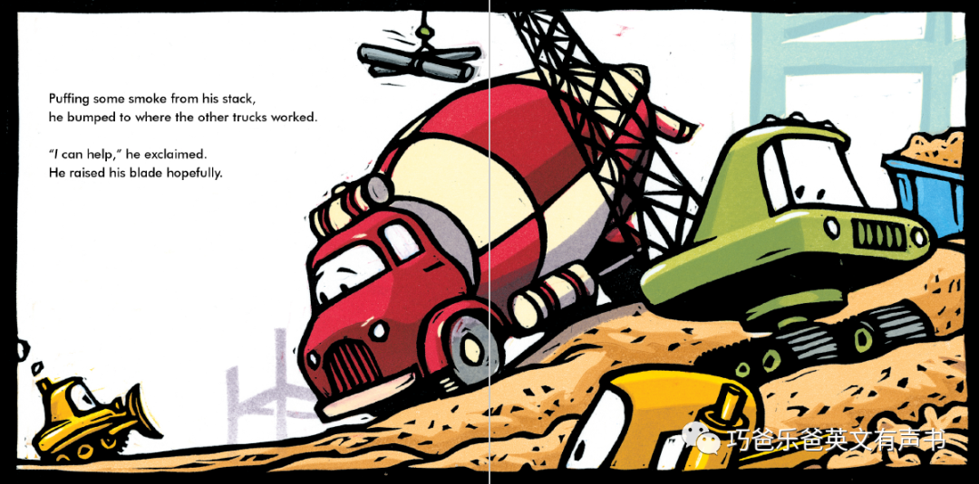 Bulldozer Helps Out by Candace Fleming高清绘本内页9-巧爸乐爸-绘本推荐