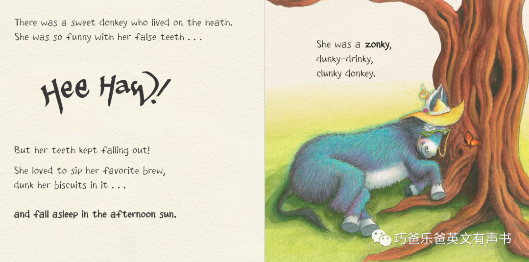 憨笑的驴子奶奶 The Grinny Granny Donkey by Craig Smith高清绘本内页7-巧爸乐爸-绘本推荐